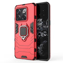 For OnePlus 10T 5G / Ace Pro 5G Magnetic Ring Holder PC + TPU Phone Case(Red)
