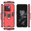 For OnePlus 10T 5G / Ace Pro 5G Magnetic Ring Holder PC + TPU Phone Case(Red)