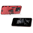 For OnePlus 10T 5G / Ace Pro 5G Magnetic Ring Holder PC + TPU Phone Case(Red)