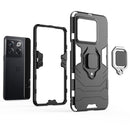 For OnePlus 10T 5G / Ace Pro 5G Magnetic Ring Holder PC + TPU Phone Case(Navy Blue)