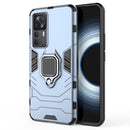 For Xiaomi Redmi K50 Ultra / Xiaomi 12T Magnetic Ring Holder PC + TPU Phone Case(Navy Blue)
