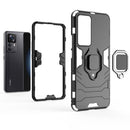 For Xiaomi Redmi K50 Ultra / Xiaomi 12T Magnetic Ring Holder PC + TPU Phone Case(Red)