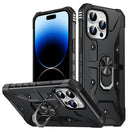 For iPhone 14 Pro Ring Holder Phone Case(Black)