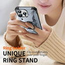 For iPhone 14 Pro Ring Holder Phone Case(Black)