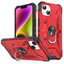 For iPhone 14 Ring Holder Phone Case (Red)