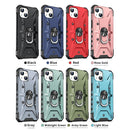 For iPhone 14 Ring Holder Phone Case (Rose Gold)
