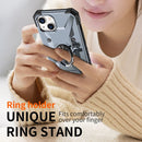 For iPhone 14 Ring Holder Phone Case (Rose Gold)