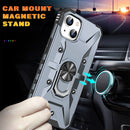 For iPhone 14 Ring Holder Phone Case (Rose Gold)