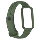 For Amazfit Band 7 Silicone Watch Band(Dark Green)