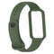 For Amazfit Band 7 Silicone Watch Band(Dark Green)