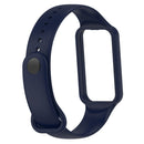 For Amazfit Band 7 Silicone Watch Band(Ink Blue)