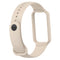 For Amazfit Band 7 Silicone Watch Band(Ivory White)
