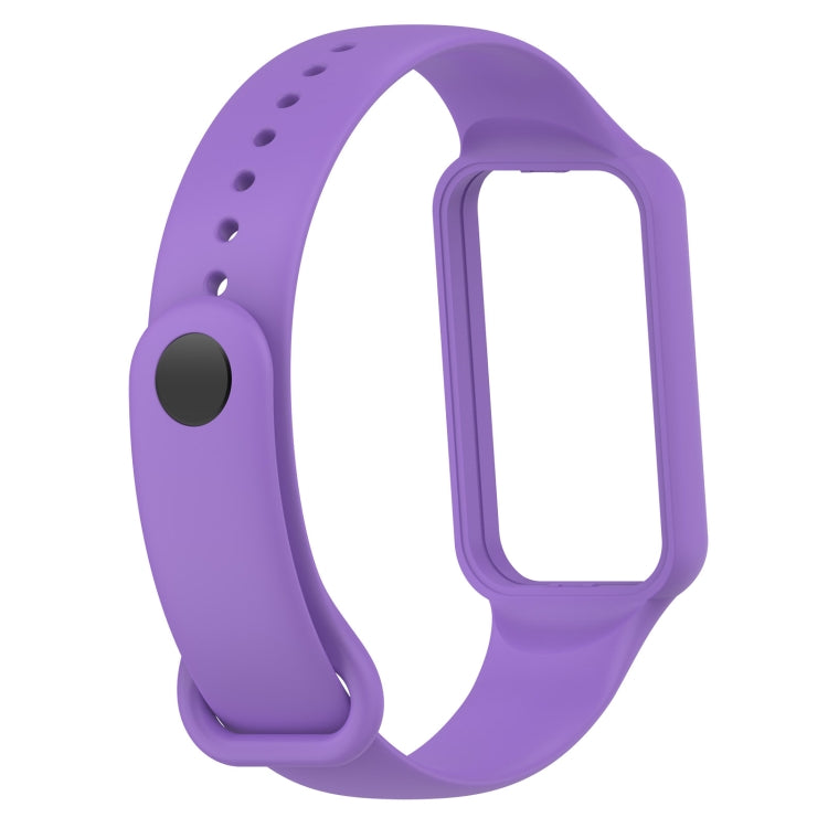 For Amazfit Band 7 Silicone Watch Band(Purple)