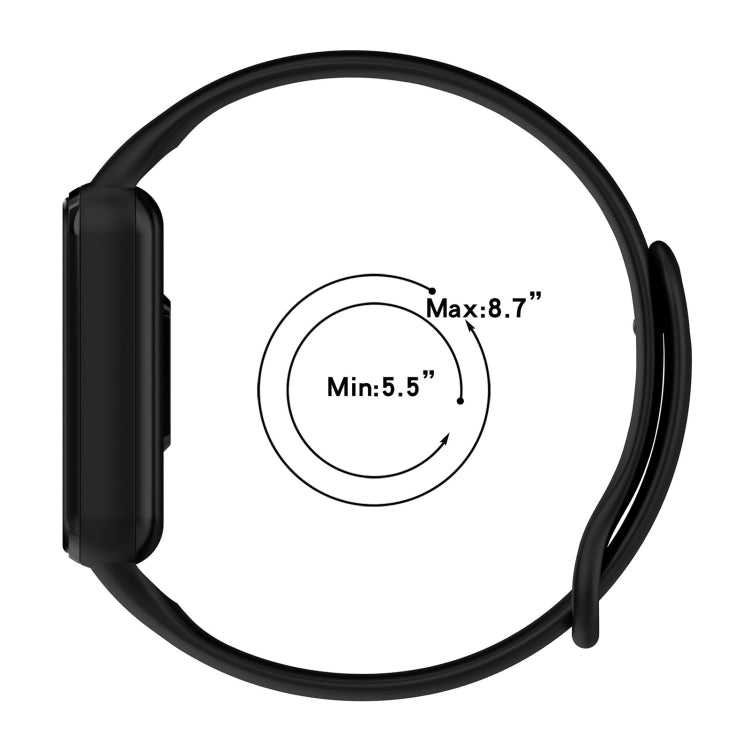 For Amazfit Band 7 Silicone Watch Band(Teal)