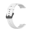 For Realme Watch 3 Solid Color Soft Silicone Watch Band(White)