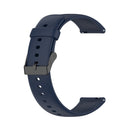 For Realme Watch 3 Solid Color Soft Silicone Watch Band(Navy Blue)