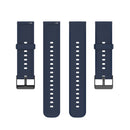 For Realme Watch 3 Solid Color Soft Silicone Watch Band(Navy Blue)