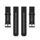 For Realme Watch 3 Solid Color Soft Silicone Watch Band(Black)
