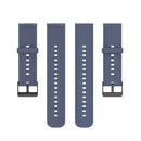 For Realme Watch 3 Solid Color Soft Silicone Watch Band(Blue Grey)