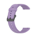 For Realme Watch 3 Solid Color Soft Silicone Watch Band(Light Purple)