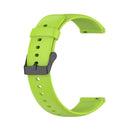 For Realme Watch 3 Solid Color Soft Silicone Watch Band(Lime Green)