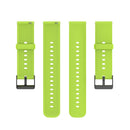 For Realme Watch 3 Solid Color Soft Silicone Watch Band(Lime Green)