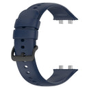 For OPPO Watch 3 Solid Color Soft Silicone Watch Band(Midnight Blue)