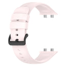 For OPPO Watch 3 Solid Color Soft Silicone Watch Band(Pink)