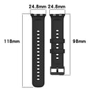 For OPPO Watch 3 Solid Color Soft Silicone Watch Band(Blue Grey)