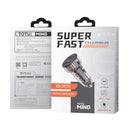 TOTU DCCPD-015 Ming Series 30W USB + Type-C Fast Charging Car Charger(Black)