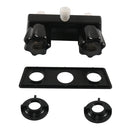A7616-02 Dual Knob RV Shower Faucet Valve Diverter(Black)