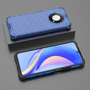 For Huawei nova Y90 4G Honeycomb Phone Case(Blue)