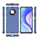 For Huawei nova Y90 4G Honeycomb Phone Case(Blue)