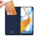 For Xiaomi Poco C40 DUX DUCIS Skin Pro Series Flip Leather Phone Case(Blue)