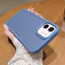 For iPhone 11 Shield Skin Feel PC + TPU Phone Case (Sierra Blue)