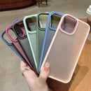 For iPhone 11 Shield Skin Feel PC + TPU Phone Case (Navy Blue)