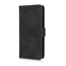 For Motorola Moto G62 Skin Feel Magnetic Flip Leather Phone Case(Black)