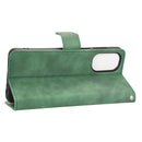For Motorola Moto G62 Skin Feel Magnetic Flip Leather Phone Case(Green)