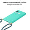 For Huawei P30 Lite Wheat Straw Material + TPU Protective Case with Lanyard(Green)