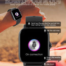 HAMTOD GT21 1.69 inch TFT Screen Smart Watch Supports Bluetooth Call/Sleep Monitoring/Heart Rate Monitoring(Obsidian Black)