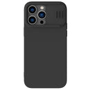 For iPhone 14 Pro NILLKIN CamShield Liquid Silicone Phone Case(Black)