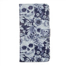 For Galaxy S20 Ultra 3D Pattern Magnetic Suction Horizontal Flip Leather Case with Holder & Card Slots & Wallet & Photo Holder(Skull Flower)