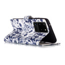 For Galaxy S20 Ultra 3D Pattern Magnetic Suction Horizontal Flip Leather Case with Holder & Card Slots & Wallet & Photo Holder(Skull Flower)