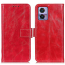 For Motorola Edge 30 Lite / Edge 30 Neo Retro Crazy Horse Texture Leather Phone Case(Red)
