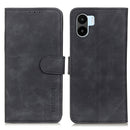 For Xiaomi Redmi A1 KHAZNEH Retro Texture Leather Phone Case(Black)