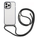 For iPhone 14 Pro 3 In 1 PC + TPU Transparent Phone Case(Black)