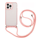 For iPhone 14 Pro 3 In 1 PC + TPU Transparent Phone Case(Sakura Powder)