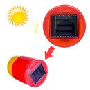 Night Solar Safety Warning Flash Light, Specification:04 Magnet(Yellow)