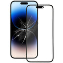 For iPhone 14 Pro Front Screen Outer Glass Lens with OCA Optically Clear Adhesive