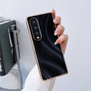For Samsung Galaxy Z Fold4 Nano Electroplating Protective Phone Case(Black)